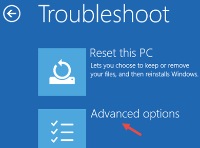 windows 10 troubleshoot reset