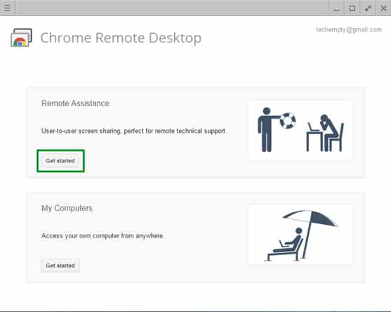 Chrome Remote Desktop Windows